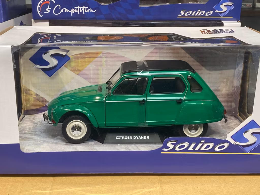 Skala 1/18 Citroen Dyane  6 76' Green fr SOLIDO
