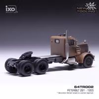Scale 1/64 Peterbilt 281 1955' Rust/brown fr IXO Models