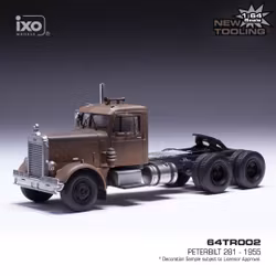 Scale 1/64 Peterbilt 281 1955' Rust/brown fr IXO Models