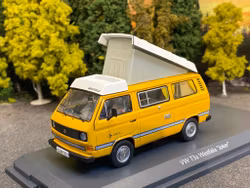 Skala 1/43 Volkswagen T3a Westfalia "Joker" Yellow fr Schuco