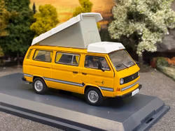 Skala 1/43 Volkswagen T3a Westfalia "Joker" Yellow fr Schuco