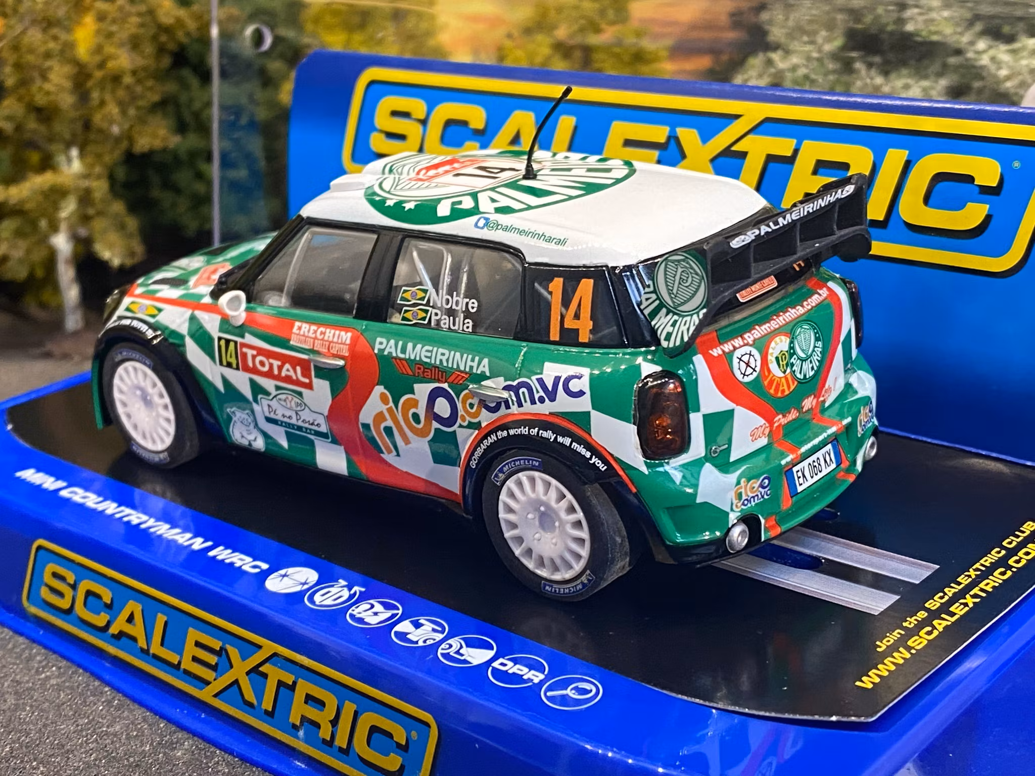 Skala 1/32 An. Slotcar Mini Countryman WRC #14 Monte Carlo f Scalextric