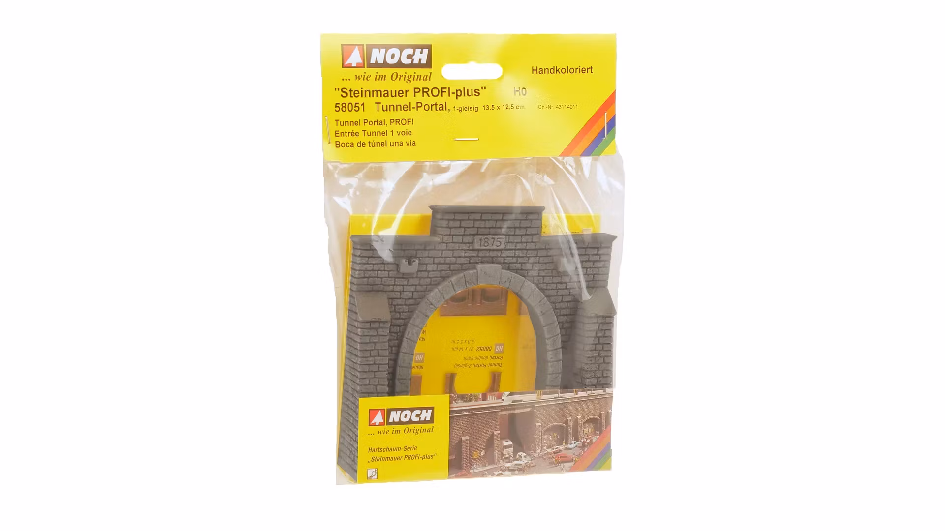 Skala 1/87 H0 NOCH 58051 Tunnel-Portal PROFI-Plus