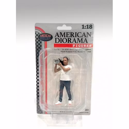Skala 1/18 AD-18405 "On air" Figure 3 w Camera - American Diorama