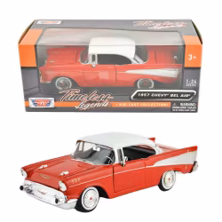 Skala 1/24: CHEVY BEL AIR 1957, red fr MotorMax