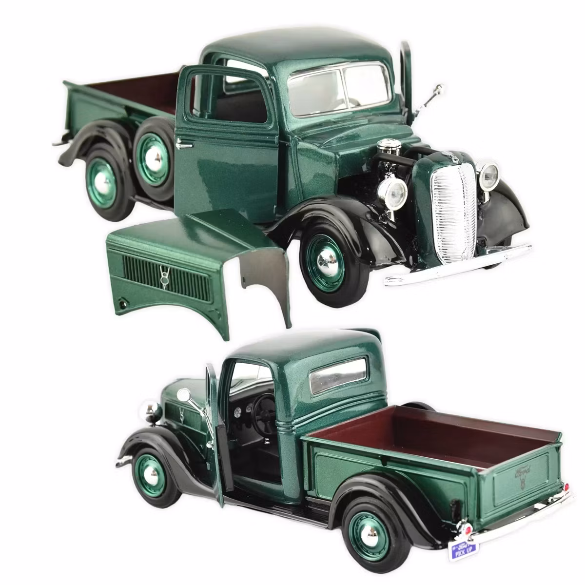Skala 1/24: FORD PICKUP (1937), Green fr MotorMax