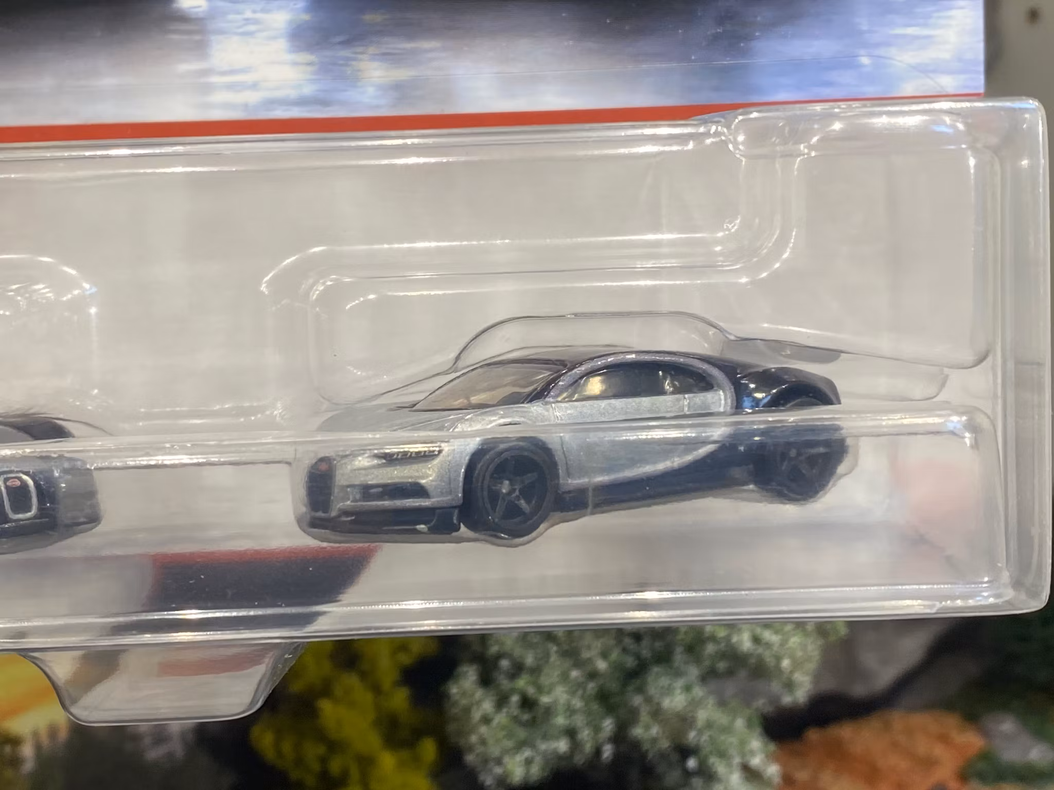 Skala 1/64 Hot Wheels PREMIUM 2-pack: Bugatti Veyron & Chiron