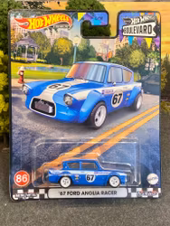 Skala 1/64 Hot Wheels Premium, Car Culture, Ford Anglia Racer 67'
