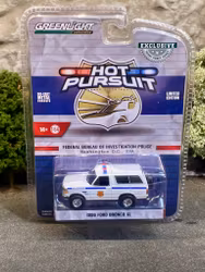 Skala 1/64 Hot Pursuit - Ford Bronco XL 1996' Police fr Greenlight