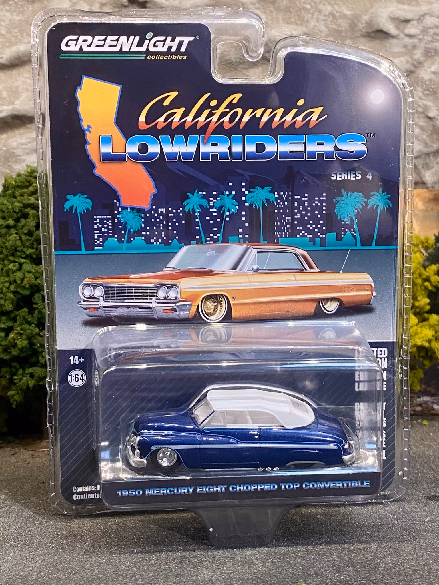 Skala 1/64 California Lowriders - Mercury Convertible 50' fr Greenlight