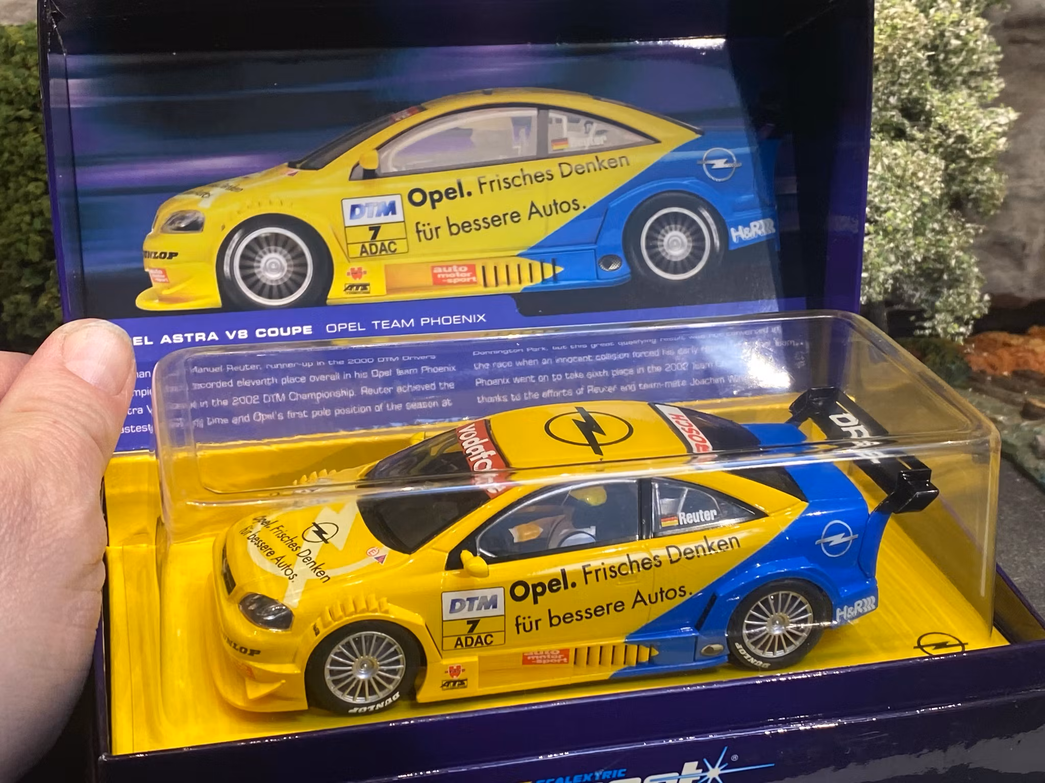 Skala 1/32 Analogue Slotcar - Opel V8 Coupe #7 fr Scalextric