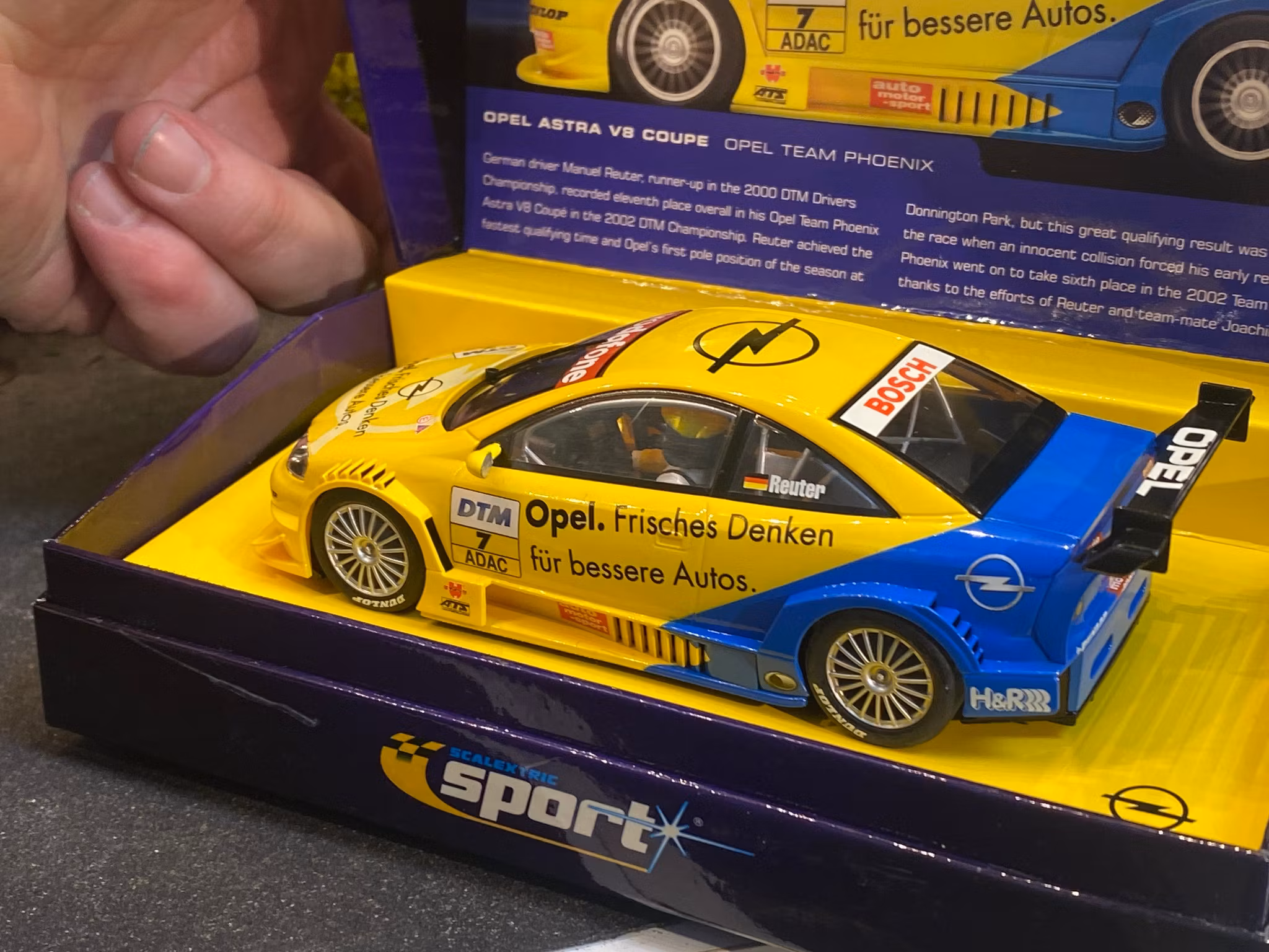 Skala 1/32 Analogue Slotcar - Opel V8 Coupe #7 fr Scalextric