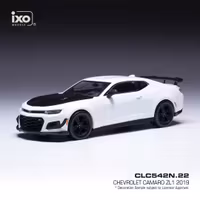 Skala 1/43 Chevrolet Camaro ZL11LE 2019, White/Black fr IXO models