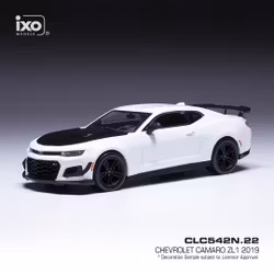 Skala 1/43 Chevrolet Camaro ZL11LE 2019, White/Black fr IXO models