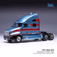 Skala 1/43 Kenworth T2000 1998' Bkue w red stripes fr IXO Models