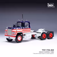 Skala 1/43 Mack R-series' Red/Blue/White "Stars & Stripes" fr IXO Models