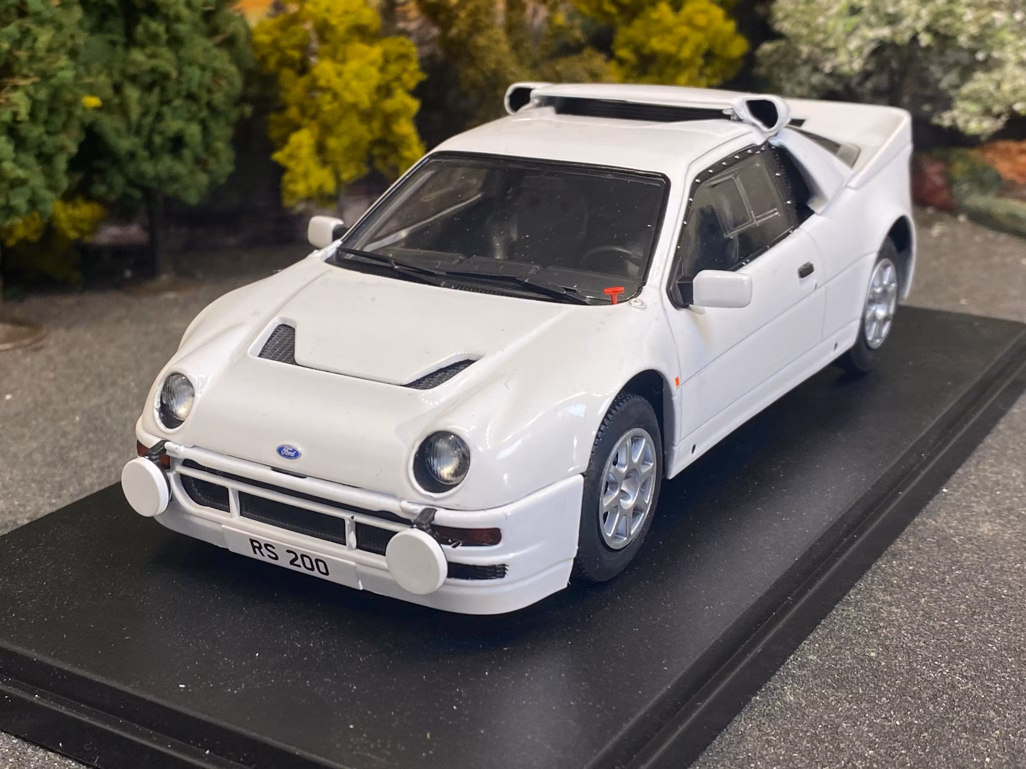 Skala 1/24 Ford RS 200, White fr WhiteBox