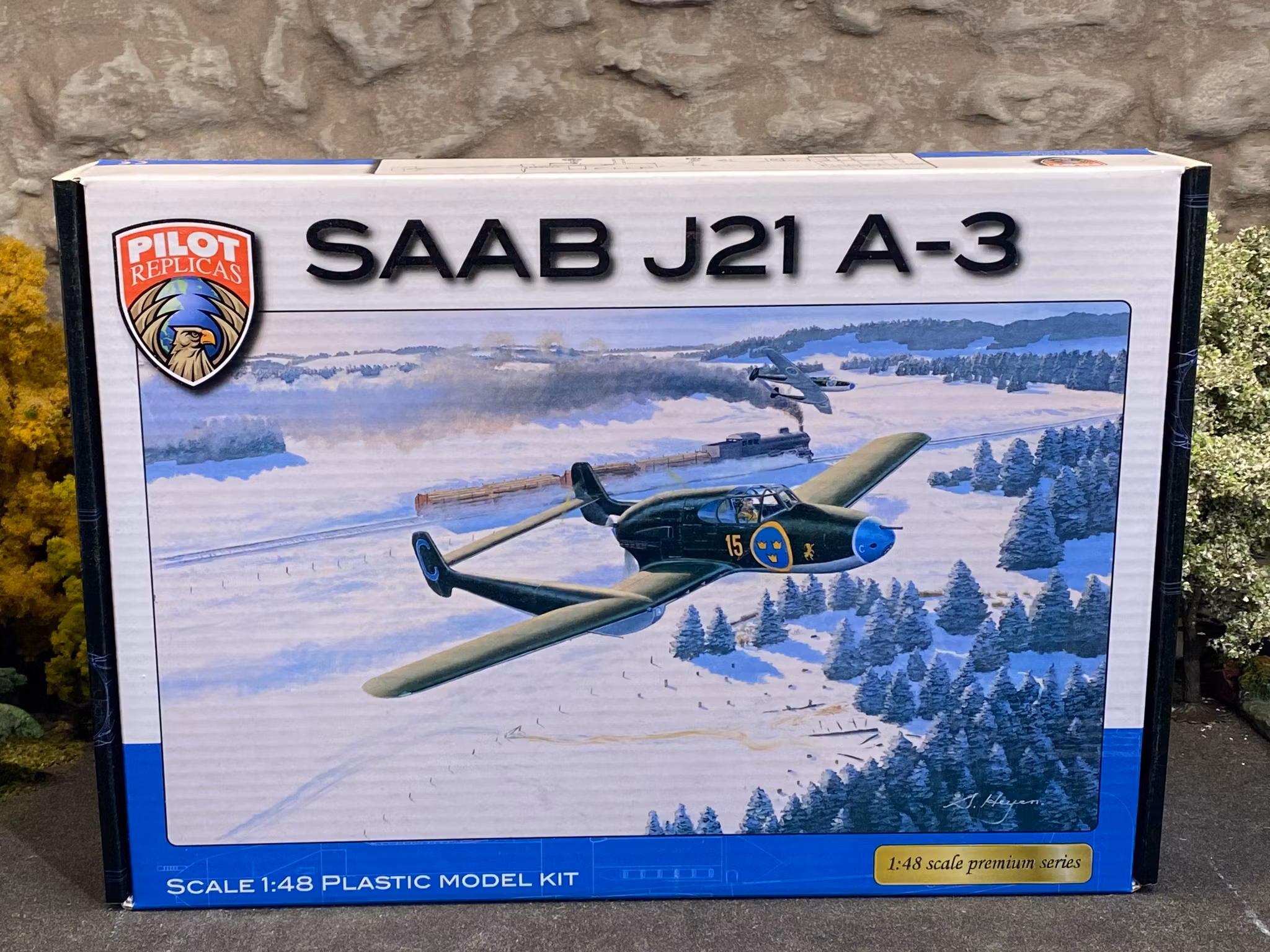 Skala 1/48 Saab J21 A-3 fr Pilot Replicas