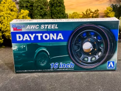 Skala 1/24 Tyres & Rims f plastic models: AWC Stell DAYTONA fr AOSHIMA