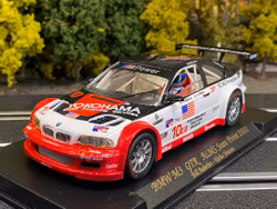 Scale 1/32 Analogue FLY slotcar: BMW M3 GTR ALMS Sears Point 2001