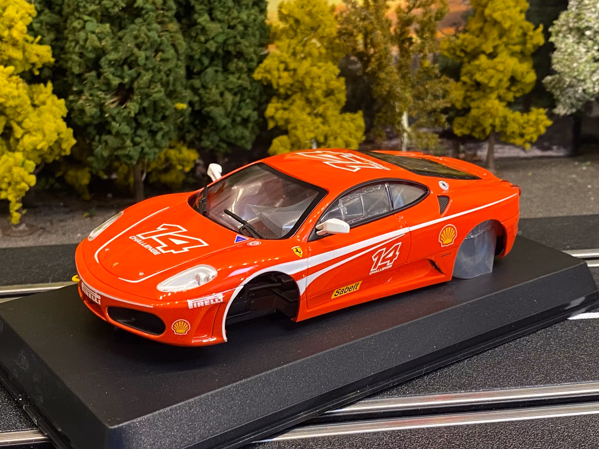 Skala 1/32 Advanced An. Slotcar-kit fr BBR Models: Ferrari F430 Challenge #14