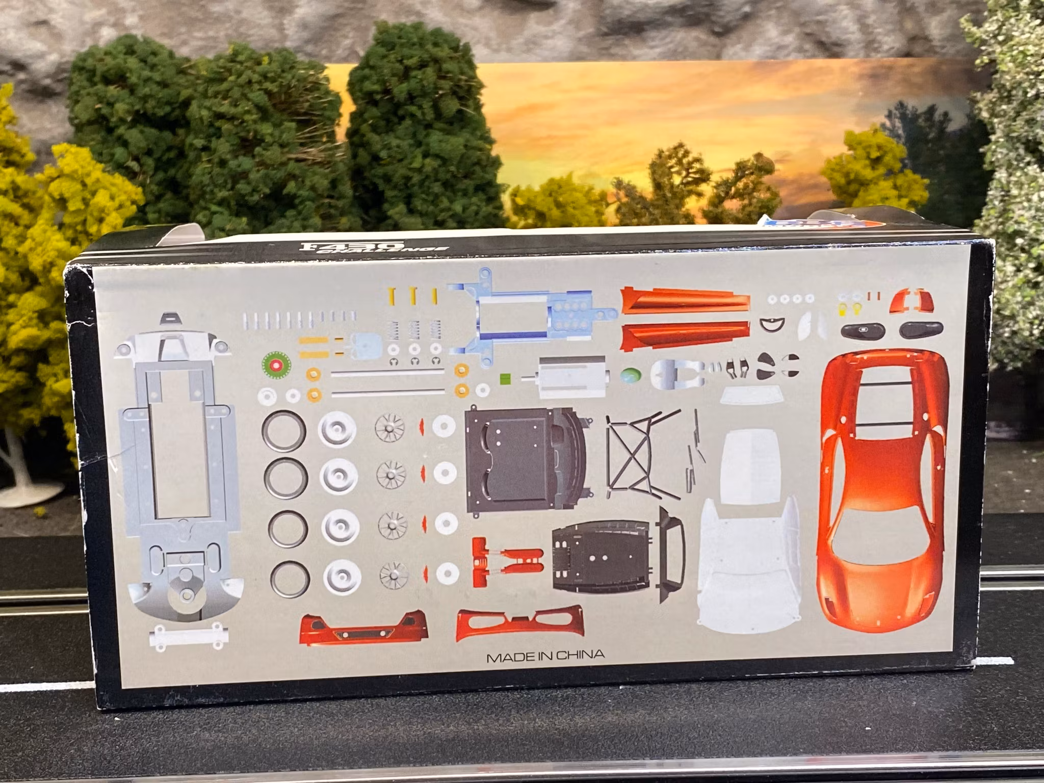 Skala 1/32 Advanced An. Slotcar-kit fr BBR Models: Ferrari F430 Challenge #14