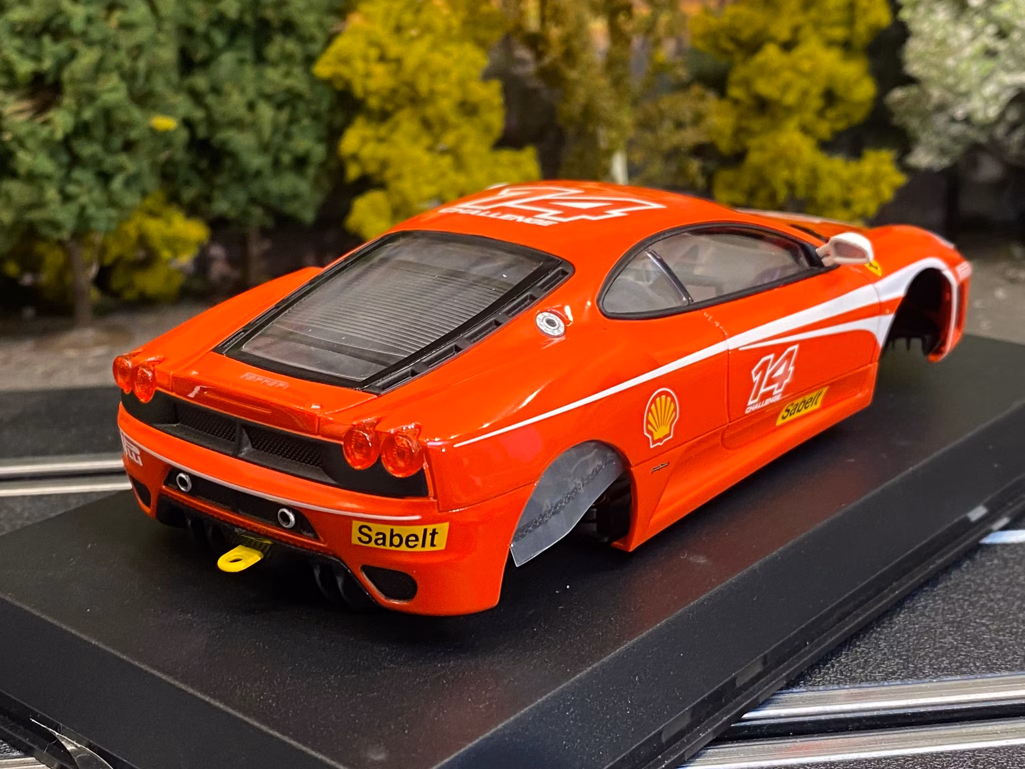 Skala 1/32 Advanced An. Slotcar-kit fr BBR Models: Ferrari F430 Challenge #14