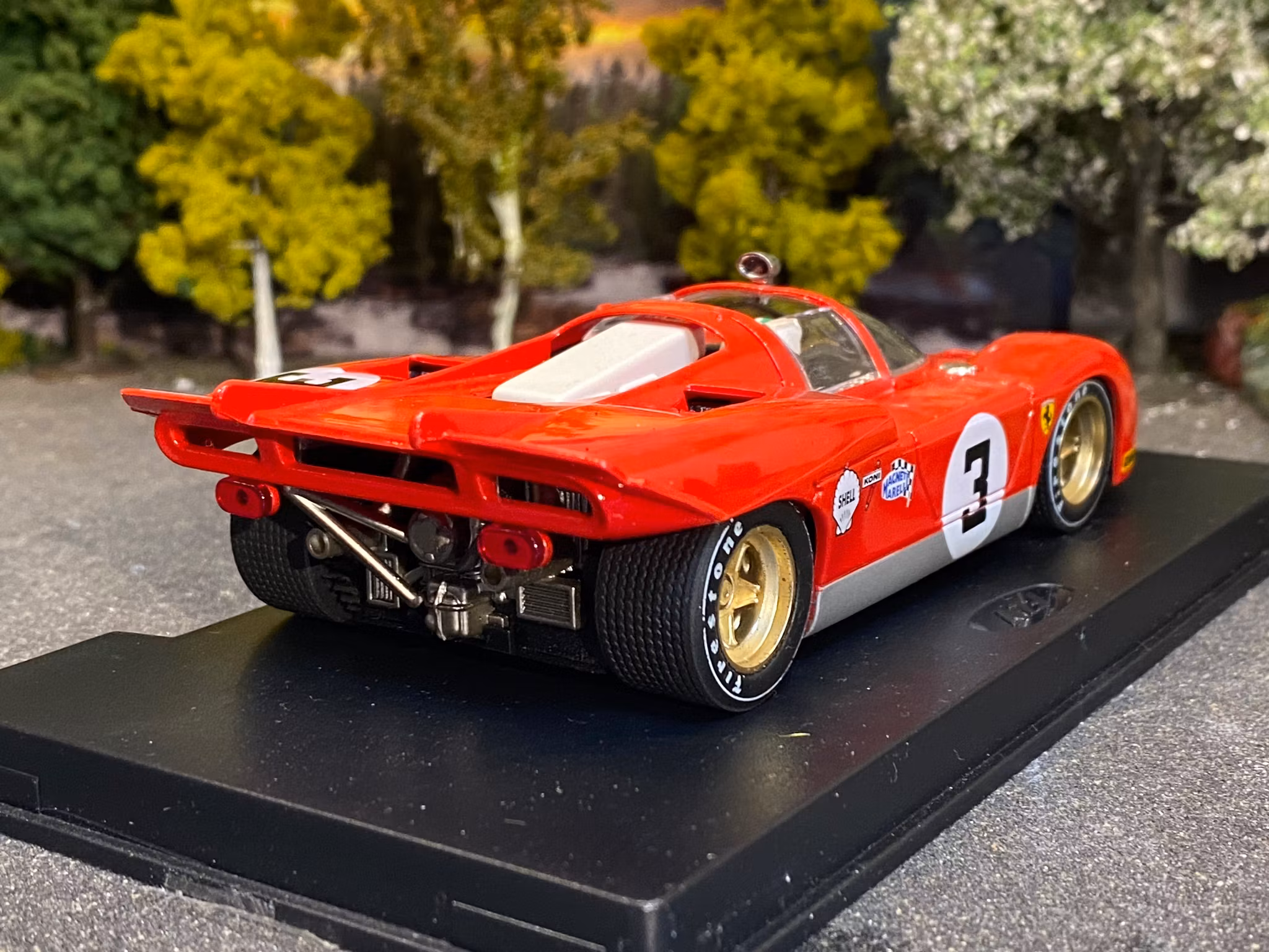 Scale 1/32 Analogue FLY slotcar: Ferrari 512 S - Monza 70' 1970