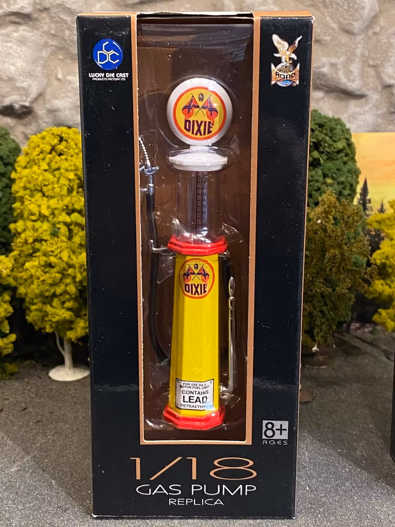 Skala 1/18 Gas Pump Replica - Dixie fr Lucky Diecast