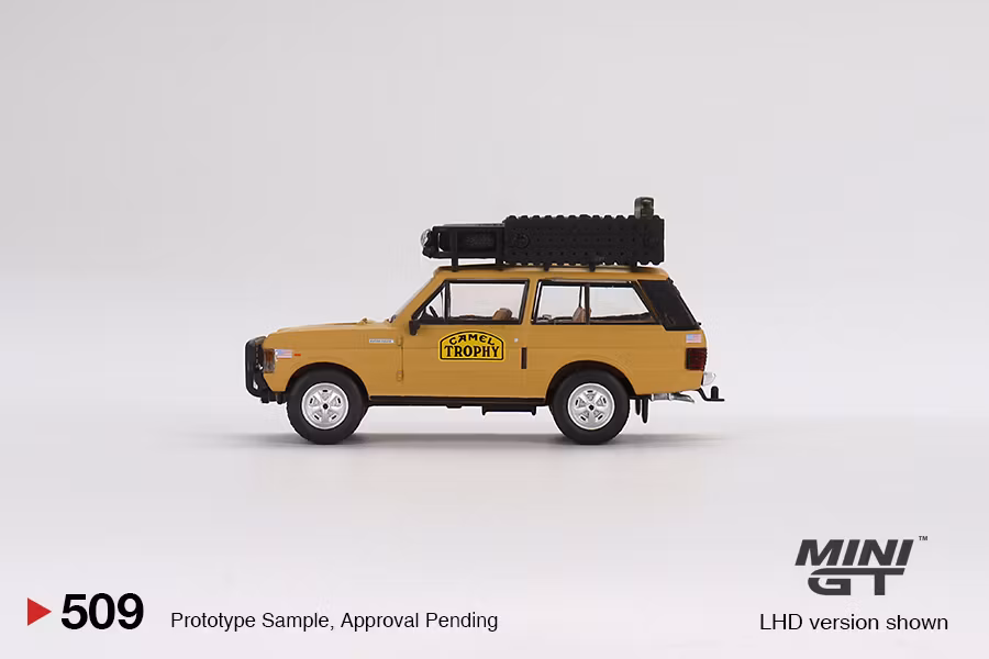 Skala 1/64 Range Rover 1982 Camel Trophy fr MINI GT (509)