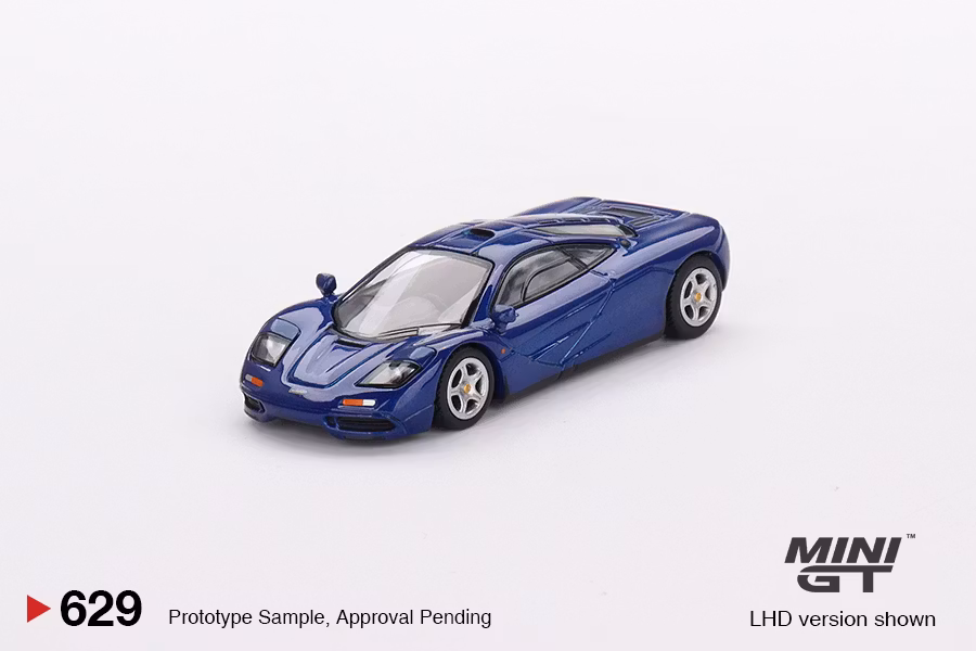 Skala 1/64 McLaren F1 Cobalt Blue fr MINI GT (629)