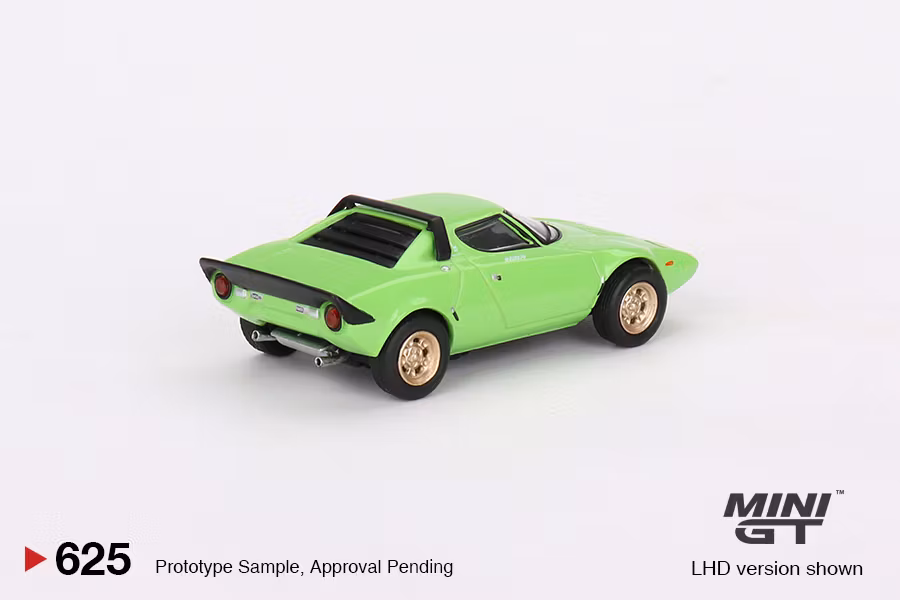 Skala 1/64 Lancia Stratos HF Stradale Verde Chiaro fr MINI GT (625)