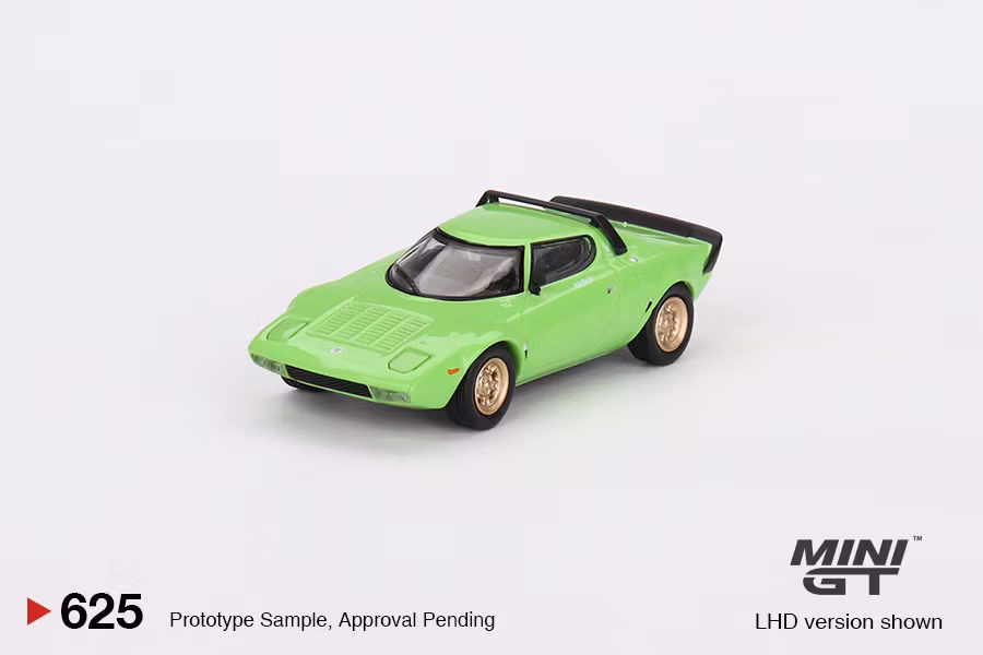 Skala 1/64 Lancia Stratos HF Stradale Verde Chiaro fr MINI GT (625)