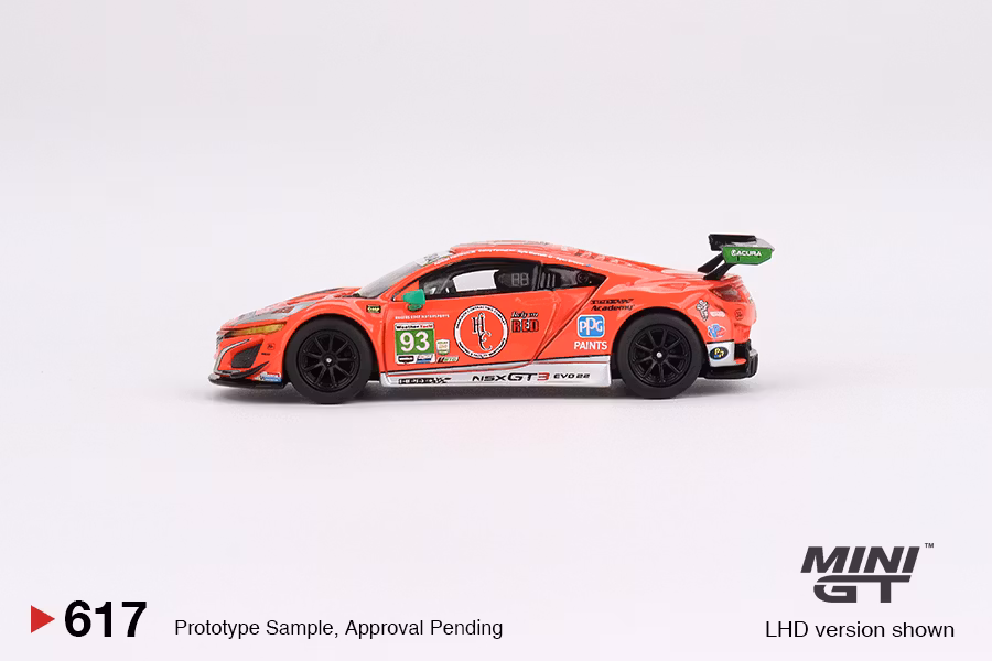 Skala 1/64 Acura NSX GT3 EVO22 #93 23' IMSA Daytona 24H fr MINI GT (617)