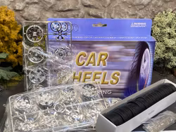 Skala 1/24 Wheels f model cars: Big-pack 16 wheels fr PARTS! Item.nr: 2006