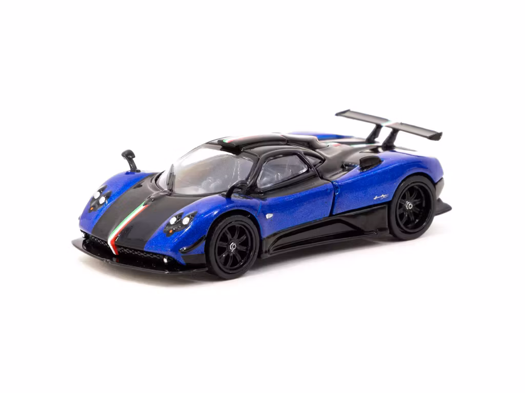 Skala 1/64 Pagani Zonda Cinque Blu Francia - GLOBAL64 - TARMAC works
