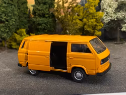 Skala 1/36 Volkswagen Buss T3, Orange fr Nex models / Welly