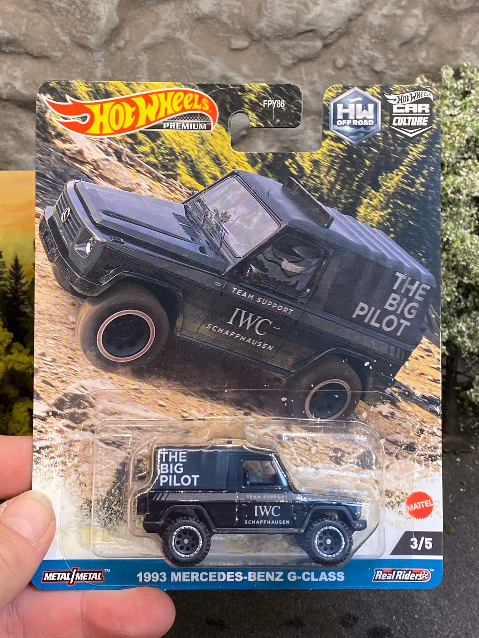 Skala 1/64 HOT WHEELS Premium - Car Culture -  Mercedes-Benz G-class 1993