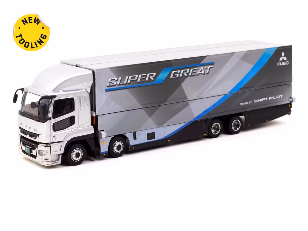 Skala 1/64 Mitsubishi Fuso Super Great - TRUCK64 fr Tarmac Works