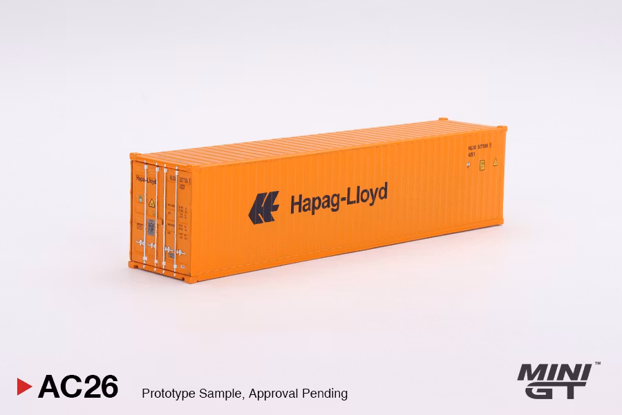 Skala 1/64 Dry Container 40' "Hapag-Lloyd" fr Mini GT (AC26)