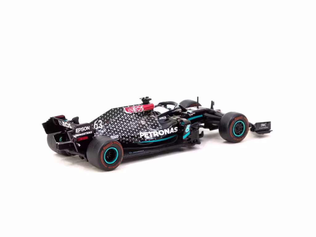 Skala 1/64 Mercedes-AMG F1 W11 EQ Perform. G.Russell  #63 fr Tarmac Works/IXO Models