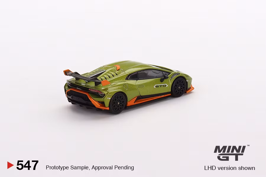 Skala 1/64 Lamborghini Huracán STO, Verde citrea fr MINI GT (547)