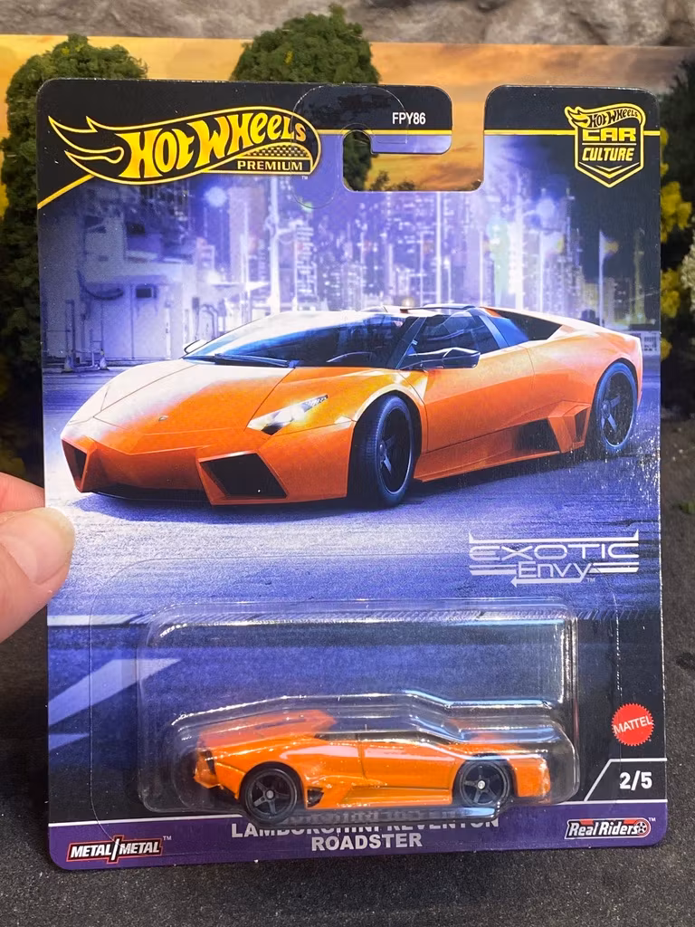 Skala 1/64 Hot Wheels Premium, Car Culture, Lamborghini Reventon Roadster