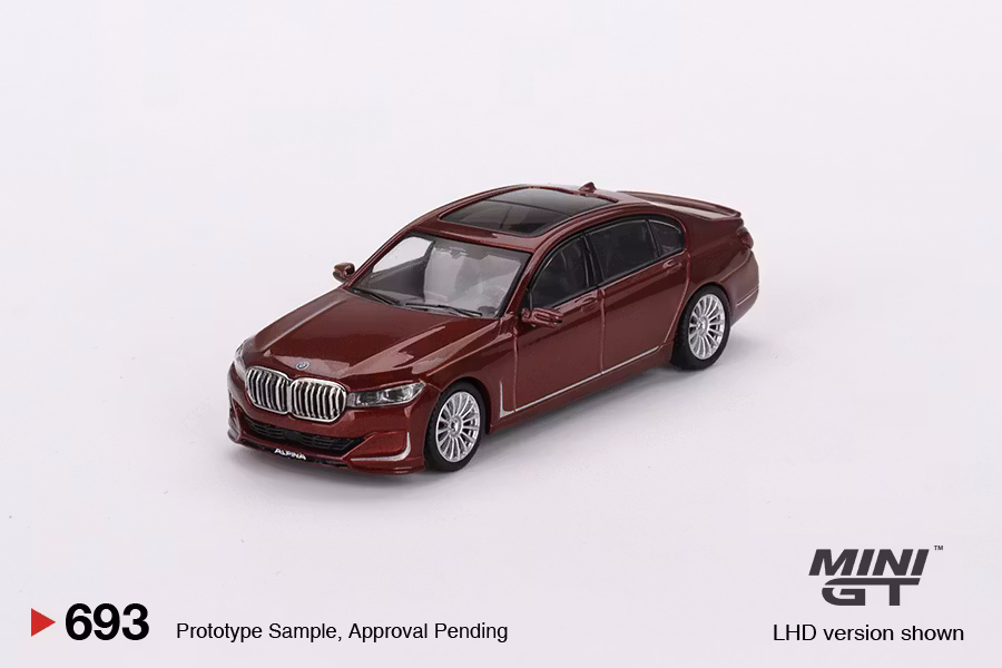 Skala 1/64  BMW Alpina B7 xDrive Aventurin fr MINI GT (693)