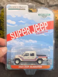 Skala 1/64 2021 Jeep Gladiator "Super Jeep" fr Greenlight Exclusive