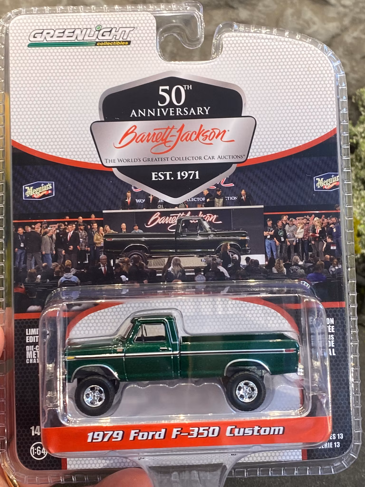 Skala 1/64 Ford F-350 Custom 79'' Barrett Jackson auctions fr Greenlight