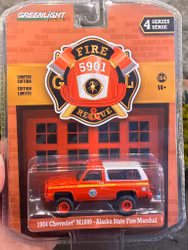 Skala 1/64 84' Chevrolet M1009 Alaska State Fire Marshal f Greenlight "Fire & Rescue"