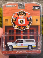 Skala 1/64 16' Ford F-150 Chicago Illinois FD Aviation Div. f Greenlight "Fire & Rescue"