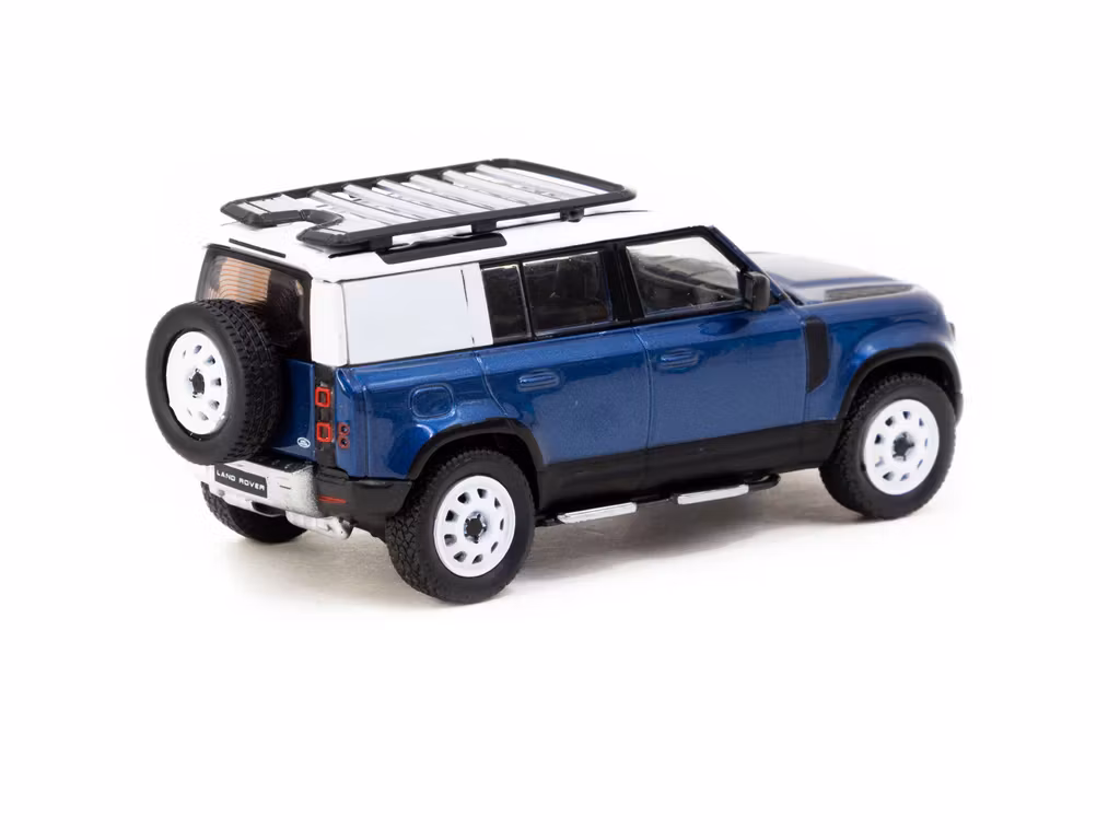 Skala 1/64 Land Rover Defender 110 Dark blue fr TARMAC Works - Global64