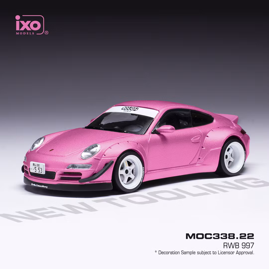 Skala 1/43 RWB 997 (Porsche 911 997) Pink fr IXO Models